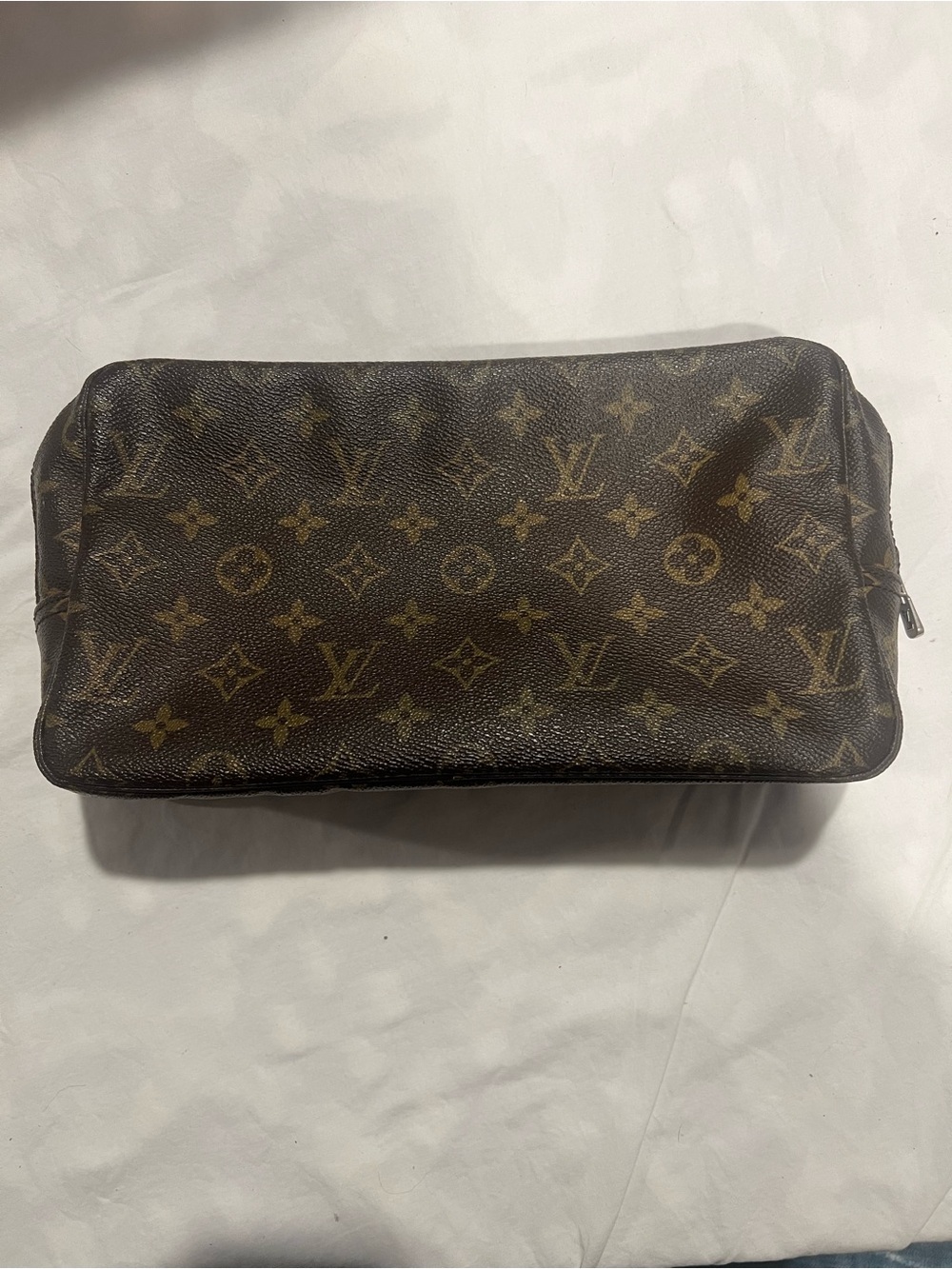 Louis Vuitton Monogram Trousse Toiletry 28 Cosmetic Pouch in Brown